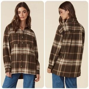 Spell Basecamp Chocolate Flannel SZ XL